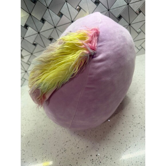 SQUISHMALLOWS Barb The Dog 11" Stuffed Plush Toy Purple Rainbow Puppy Floppy Ear - Picture 5 of 9